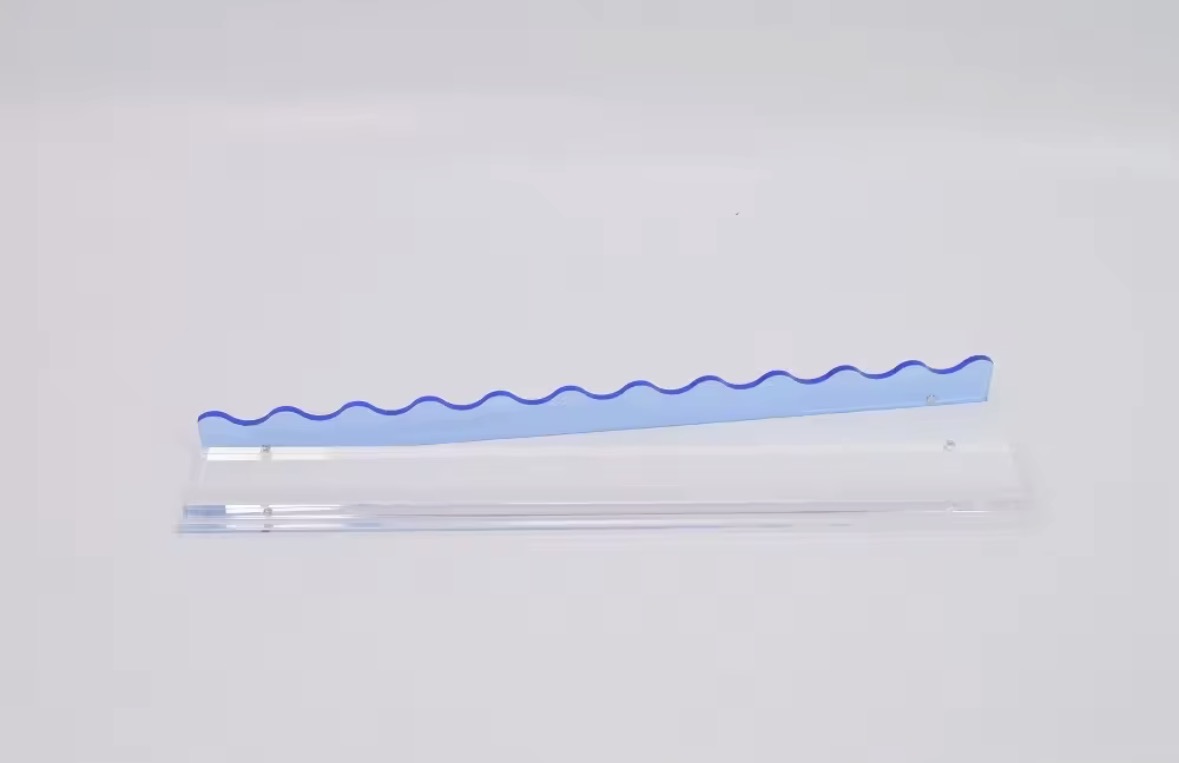 Acrylic Racks & Pushers — Blue 44cm